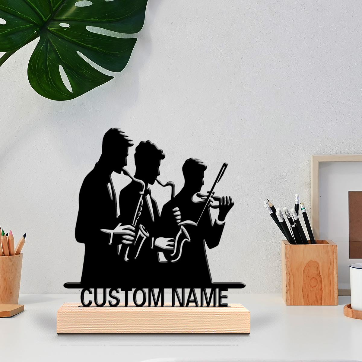 Musical Instrument Name - 1 szt. Statuetka z cyny z