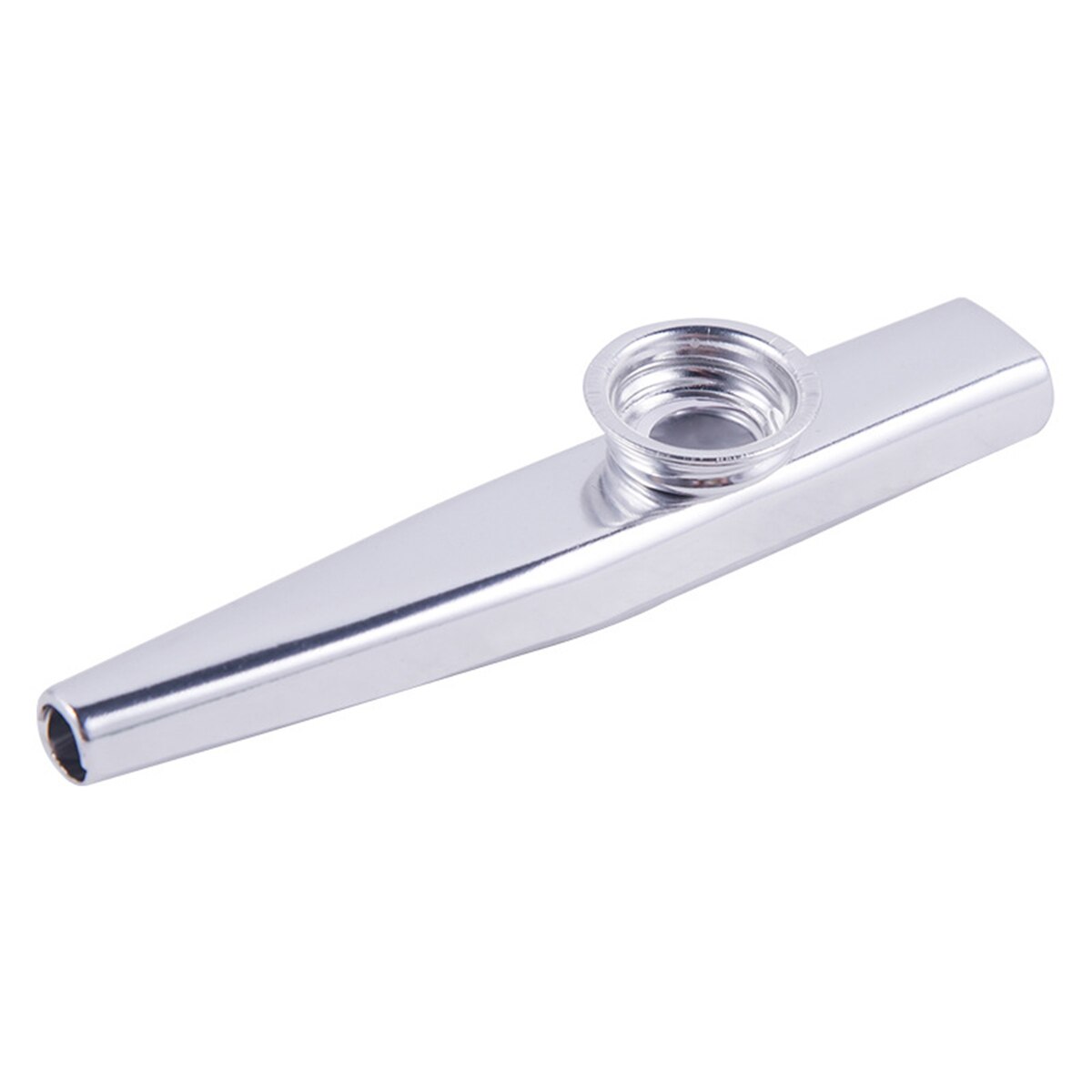 Musical Instrument Cajon - Kazoo Srebrny stop aluminium z membraną