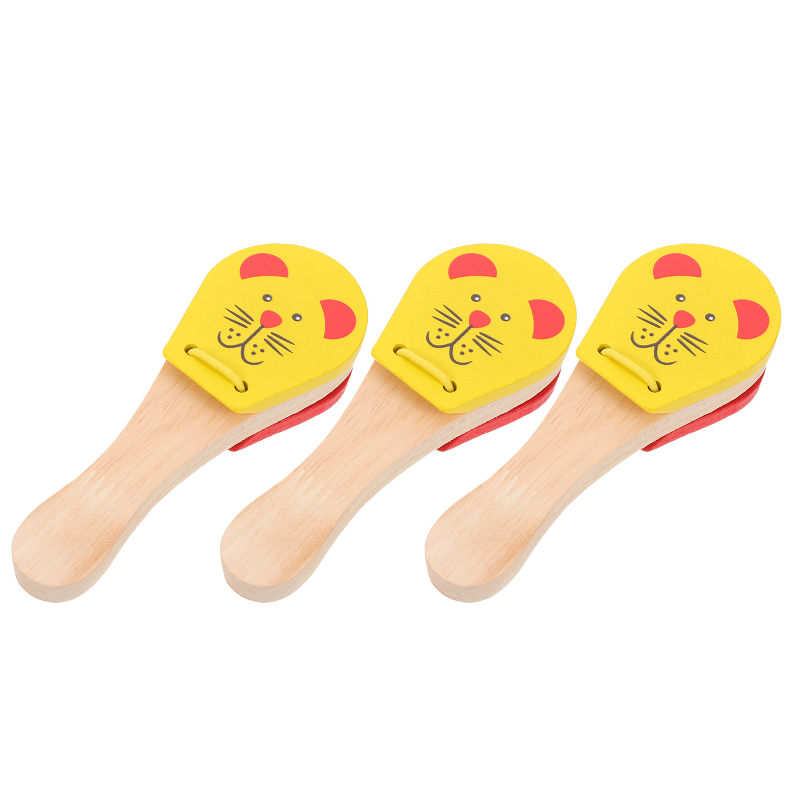 Musical Instrument For Toddlers - 3 sztuki drewnianych instrumentów perkusyjnych dla