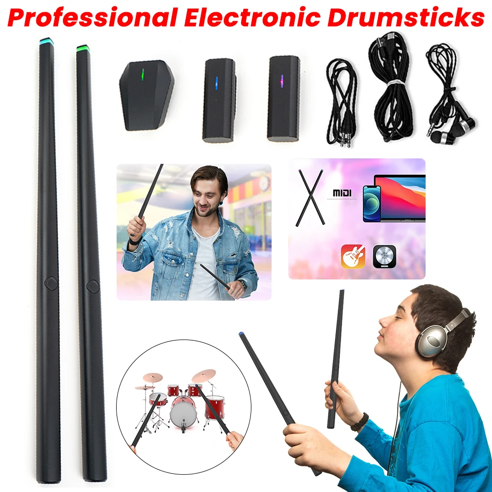 Musical Instrument Virtual - Profesjonalne elektroniczne pałeczki perkusyjne przenośne powietrze