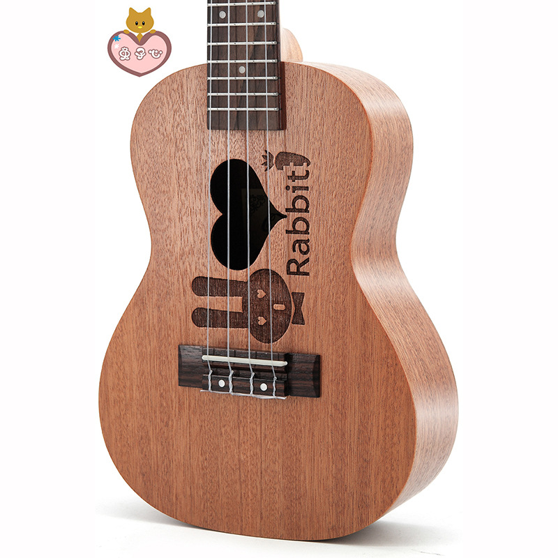 Musical Instrument Hawaii - 23-calowe urocze ukulele Sapele z wieloma