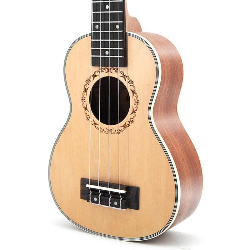 Musical Instrument Hawaii - 21-calowe ukulele z góry z drewna