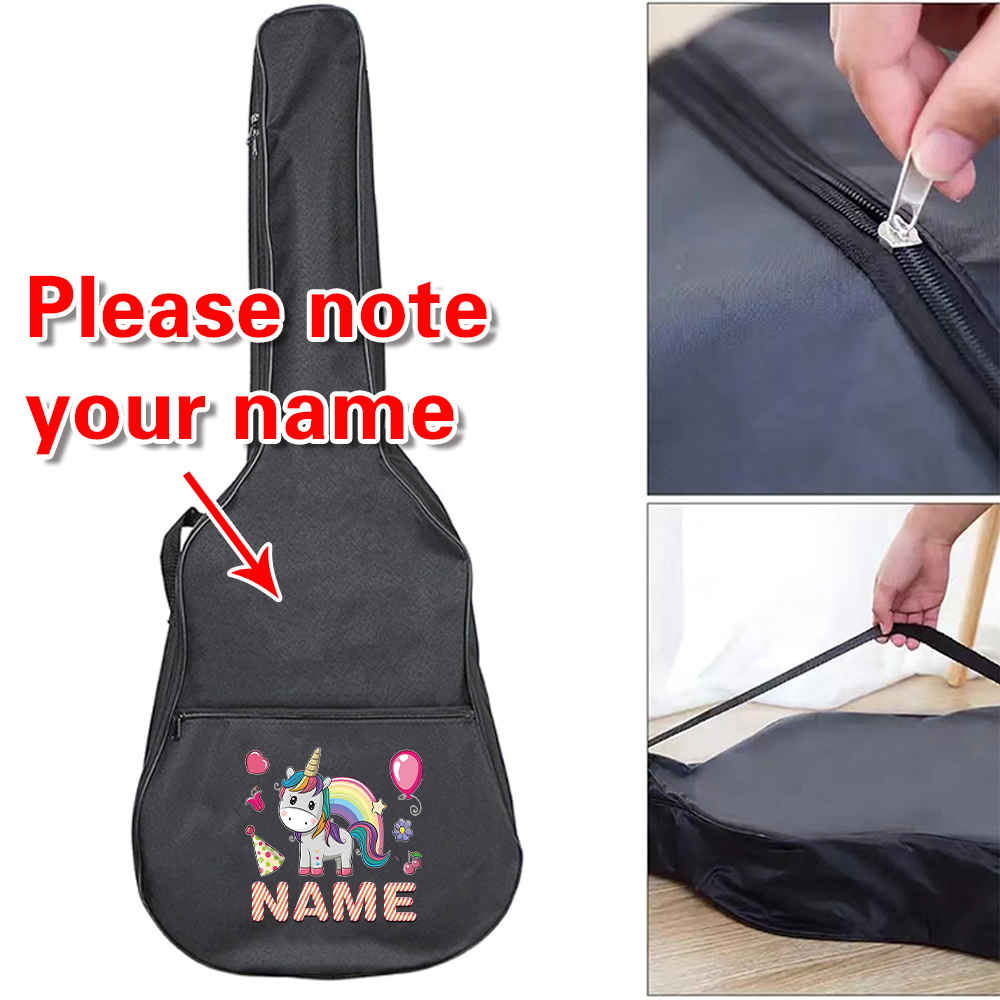 Musical Instrument Name - Torba na gitarę z możliwością personalizacji,
