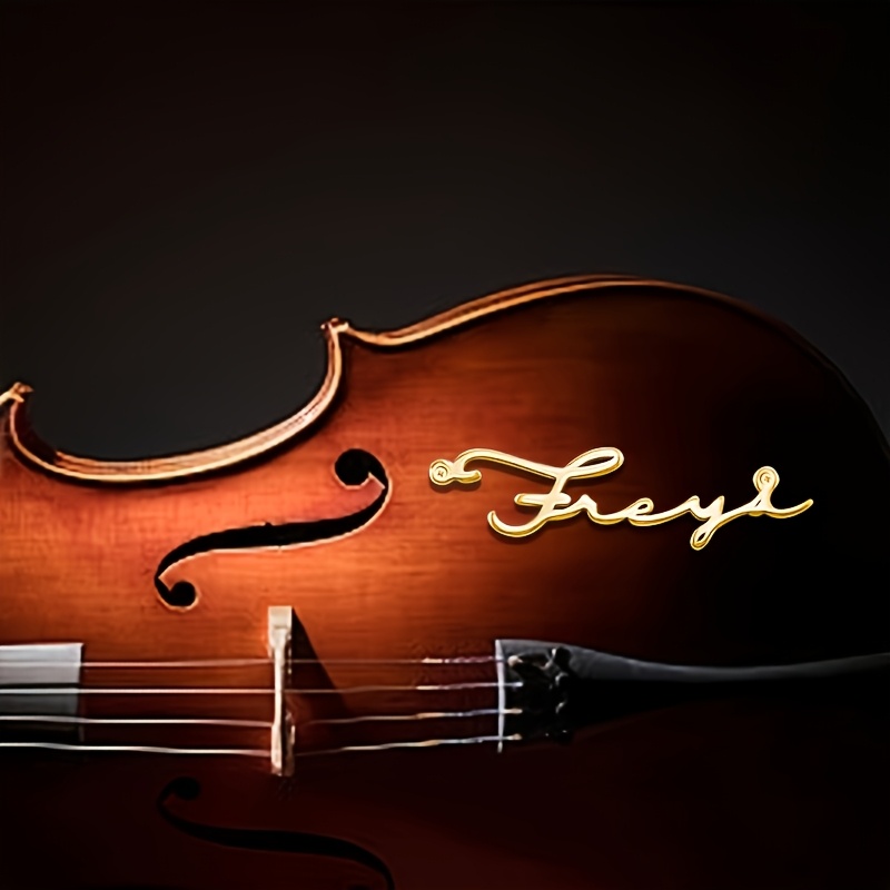 Musical Instrument Name - [Personalizowane] Dekoracyjne tabliczki z imieniem, personalizowane