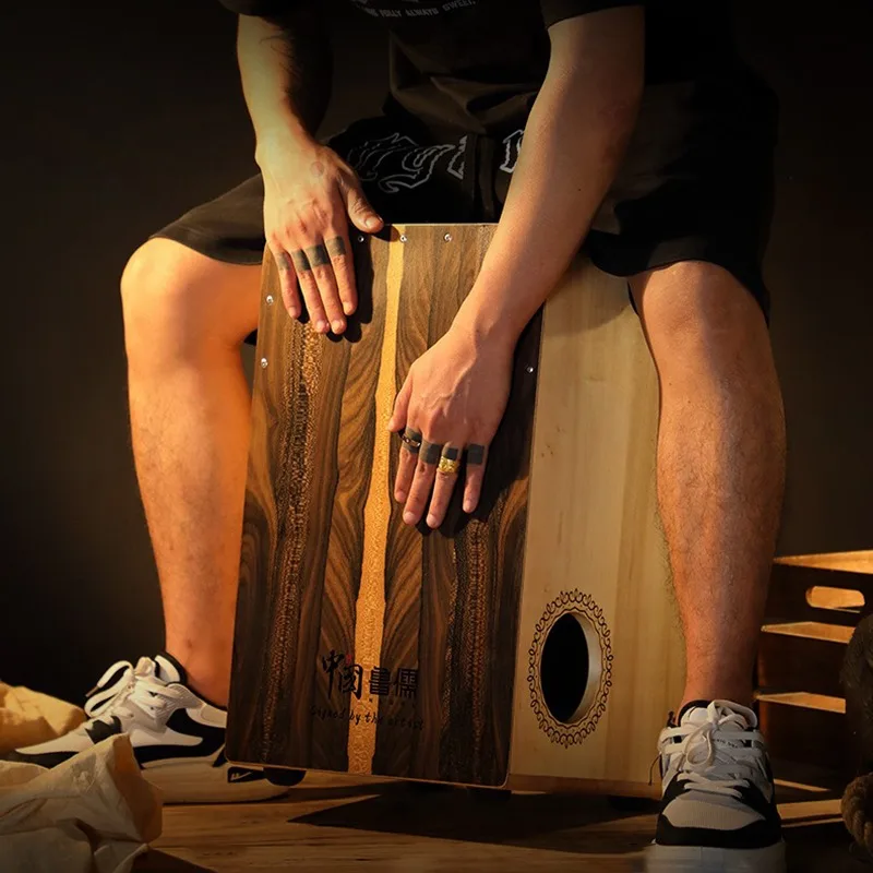 Musical Instrument Cajon - Bęben z litego drewna Cajon Box