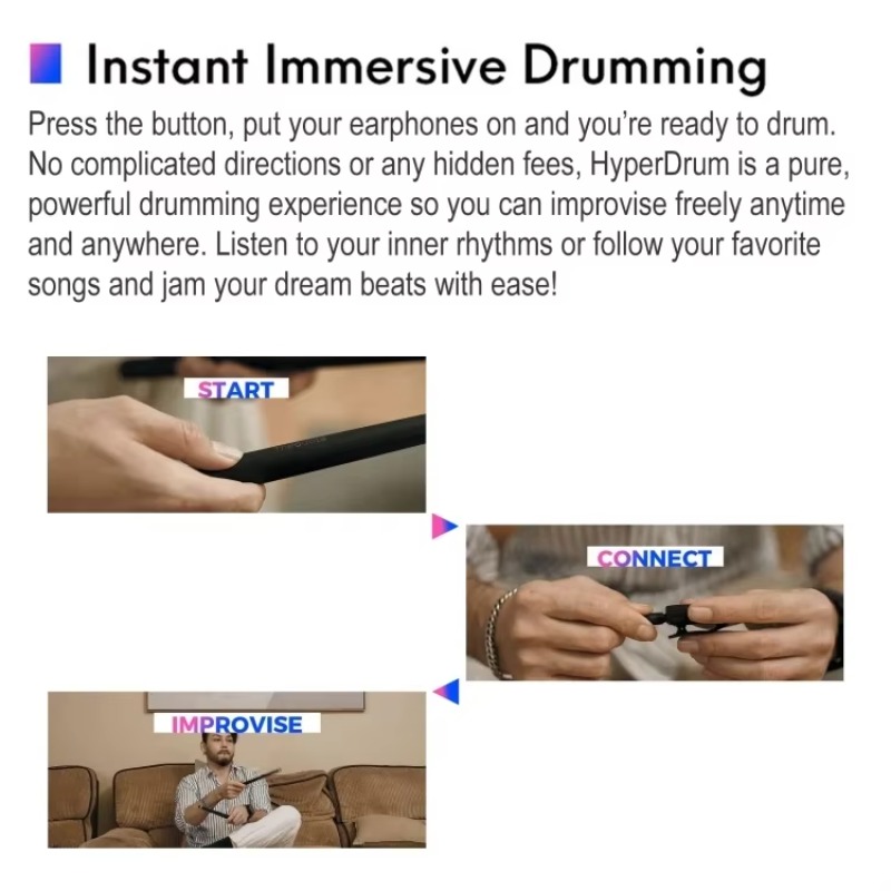 Musical Instrument Virtual - Najlepiej oceniane produkty: Hyperdrum - somatosensoryczny