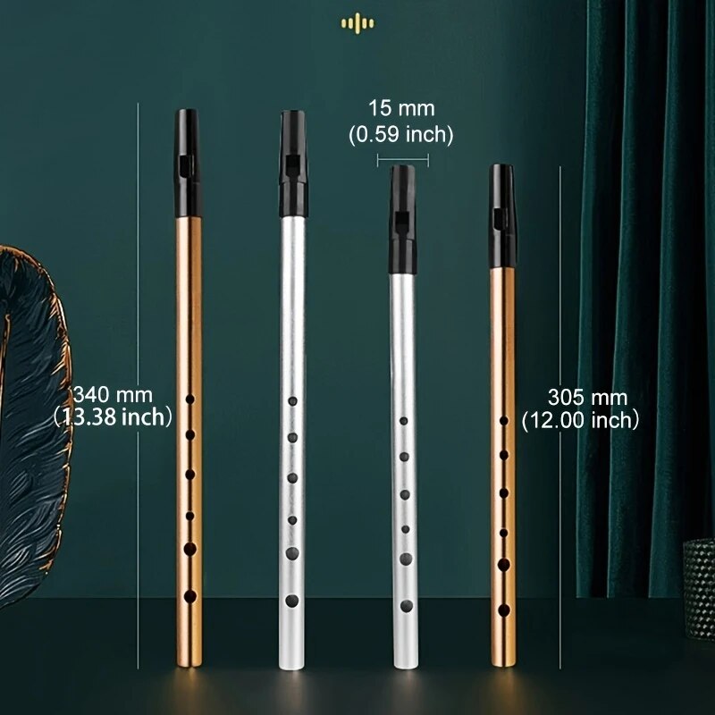 Tin Whistle Flute - Miwayer Autentyczna Irlandzka Fletowa Gwizdek C/D