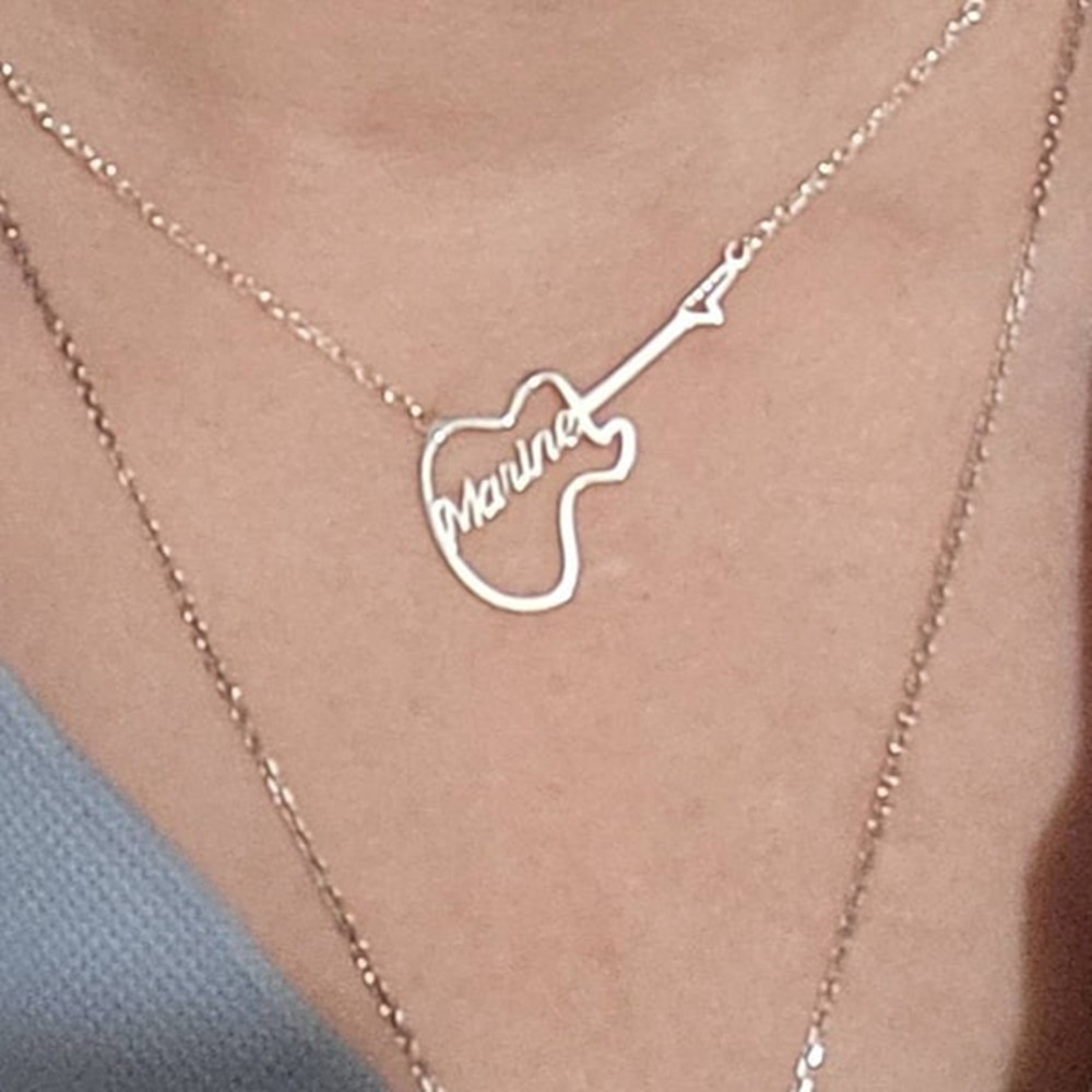 Personalizowany naszyjnik z sy – Musical Instrument Name recenzja i cena