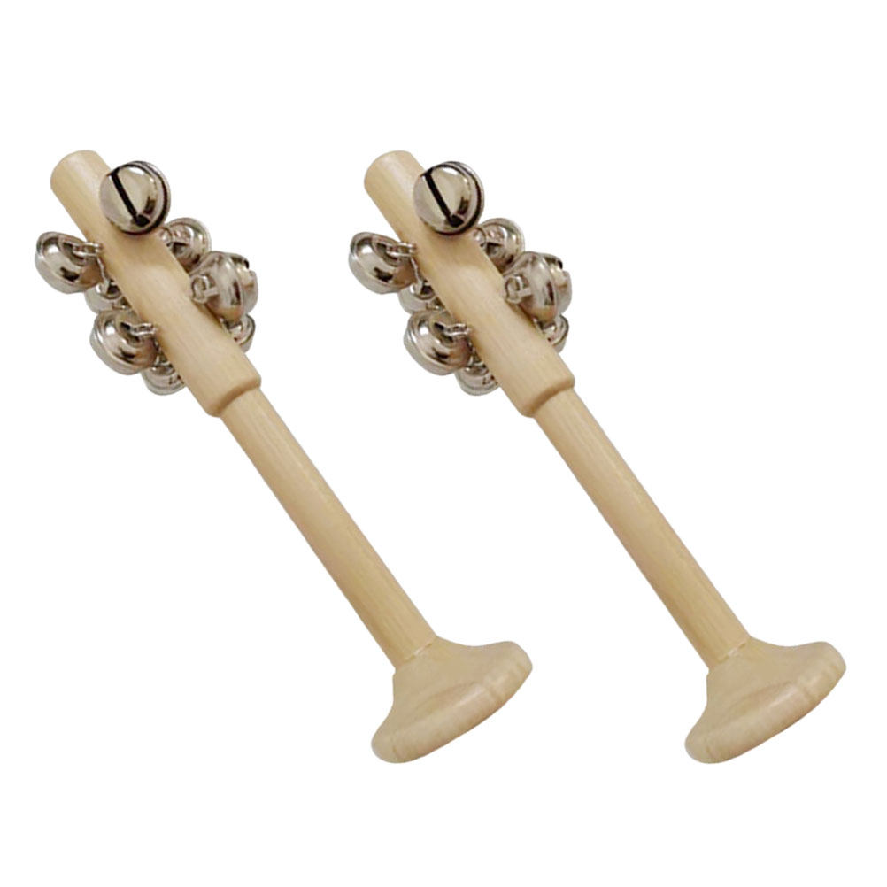 2 sztuki drewnianych dzwonków  – Musical Instrument For Toddlers recenzja i cena