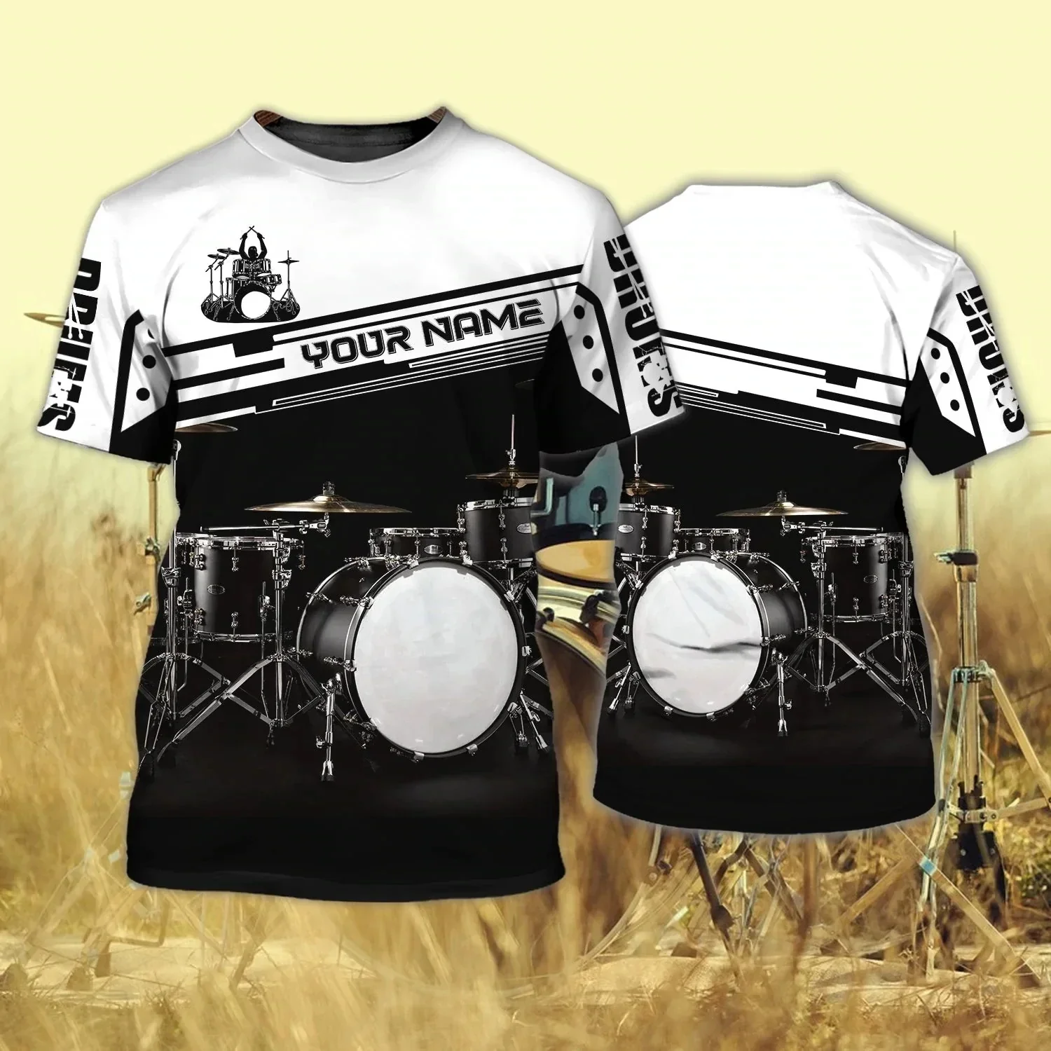Love Peace Drums Personalized  – Musical Instrument Name recenzja i cena