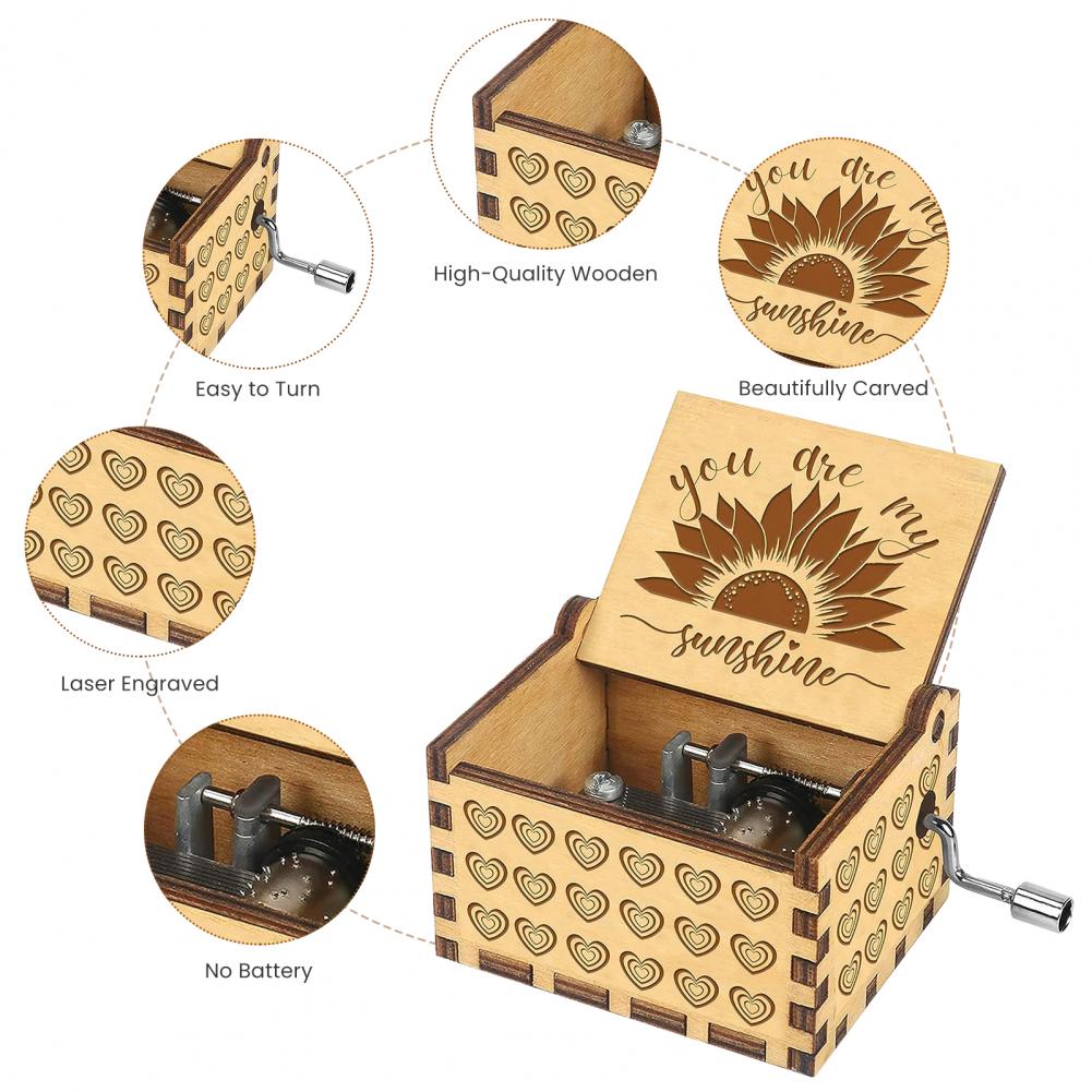 6.4 * 5.2cm Mini pozytywka Obr – Musical Instrument Cajon recenzja i cena