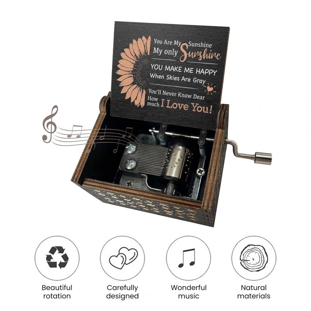 6.4 * 5.2cm Mini pozytywka Obr – Musical Instrument Cajon recenzja i cena