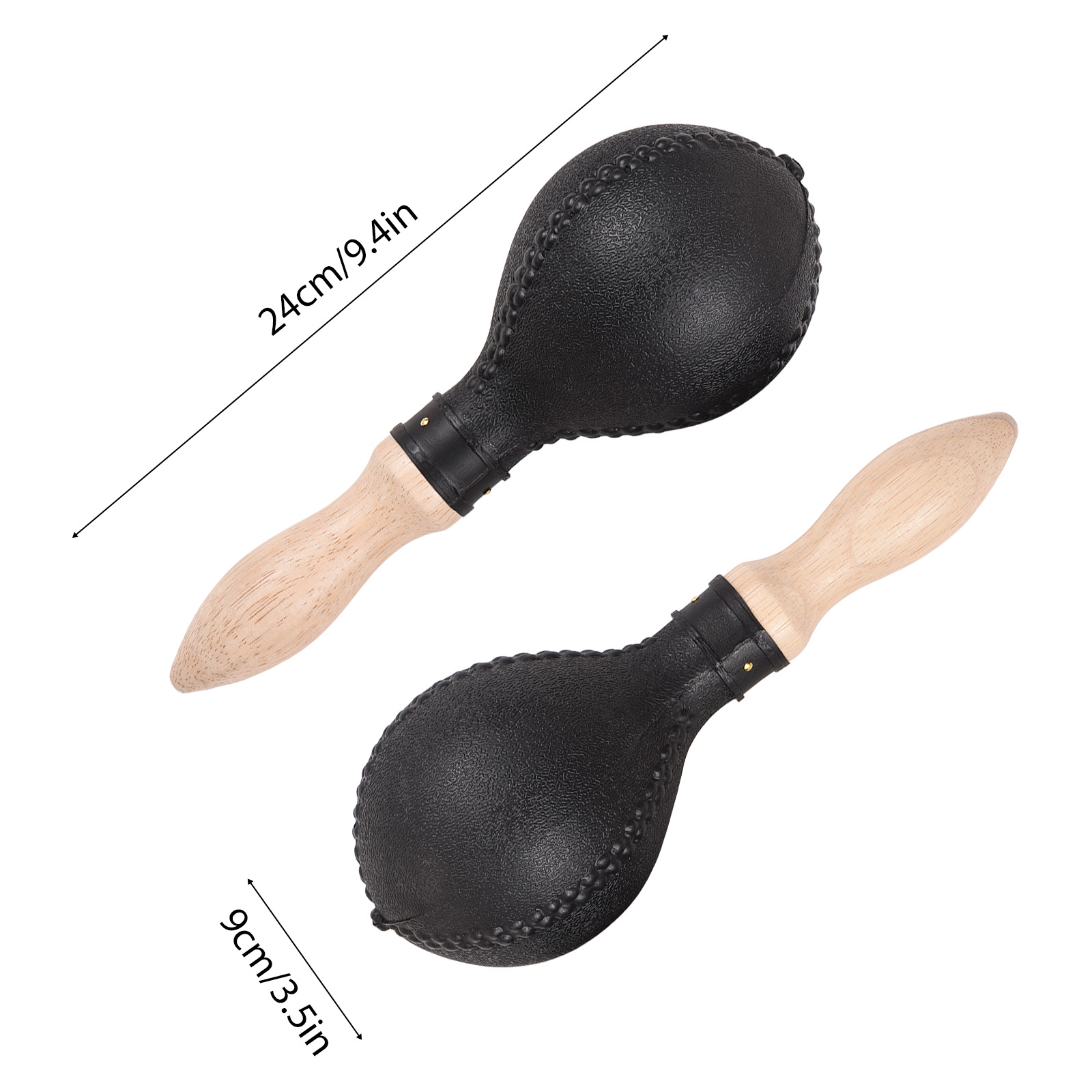 1 Para 25cm Czarnych Marakasów – Musical Instrument Maraca recenzja i cena