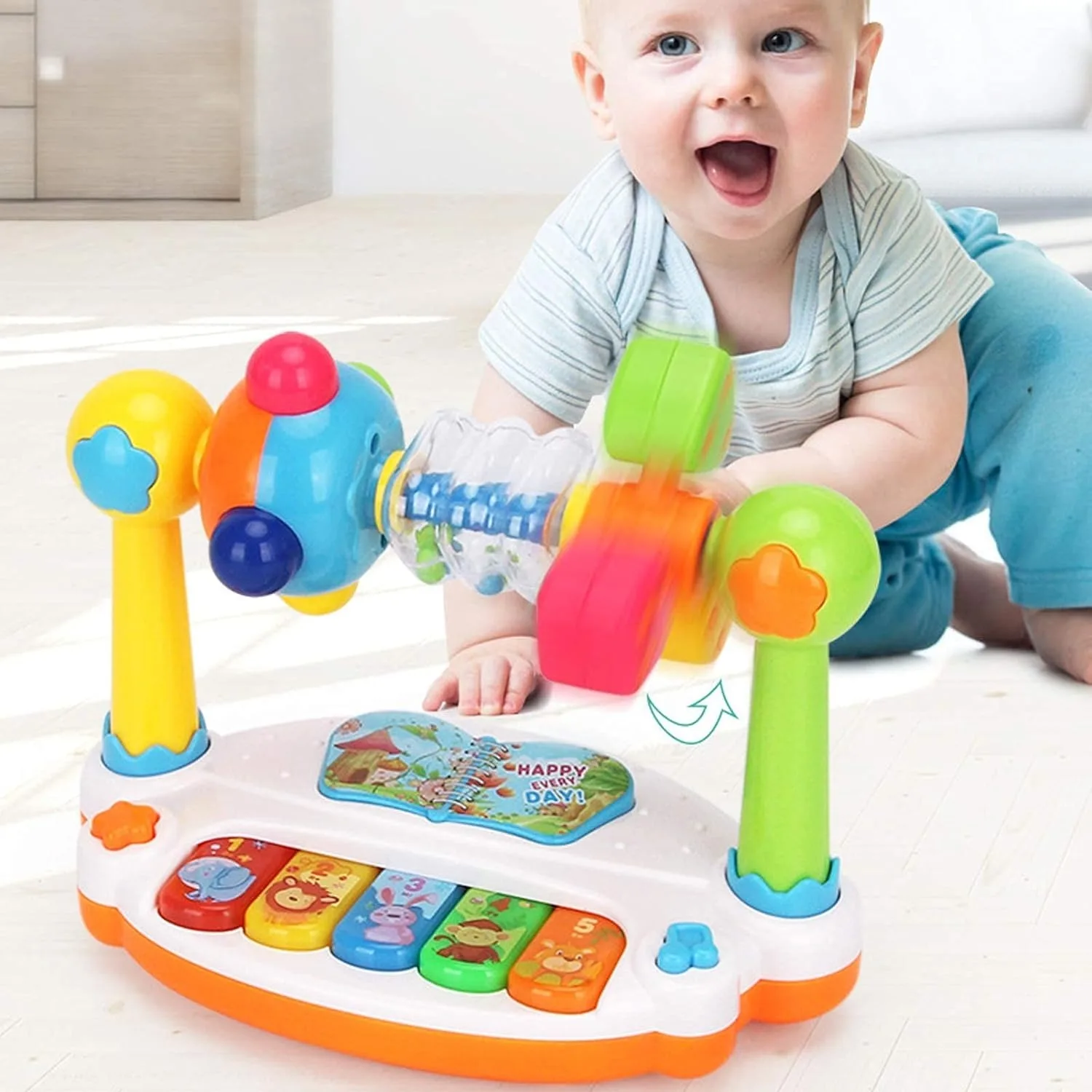 Zabawki dla niemowląt, bęben,  – Musical Instrument For Toddlers recenzja i cena