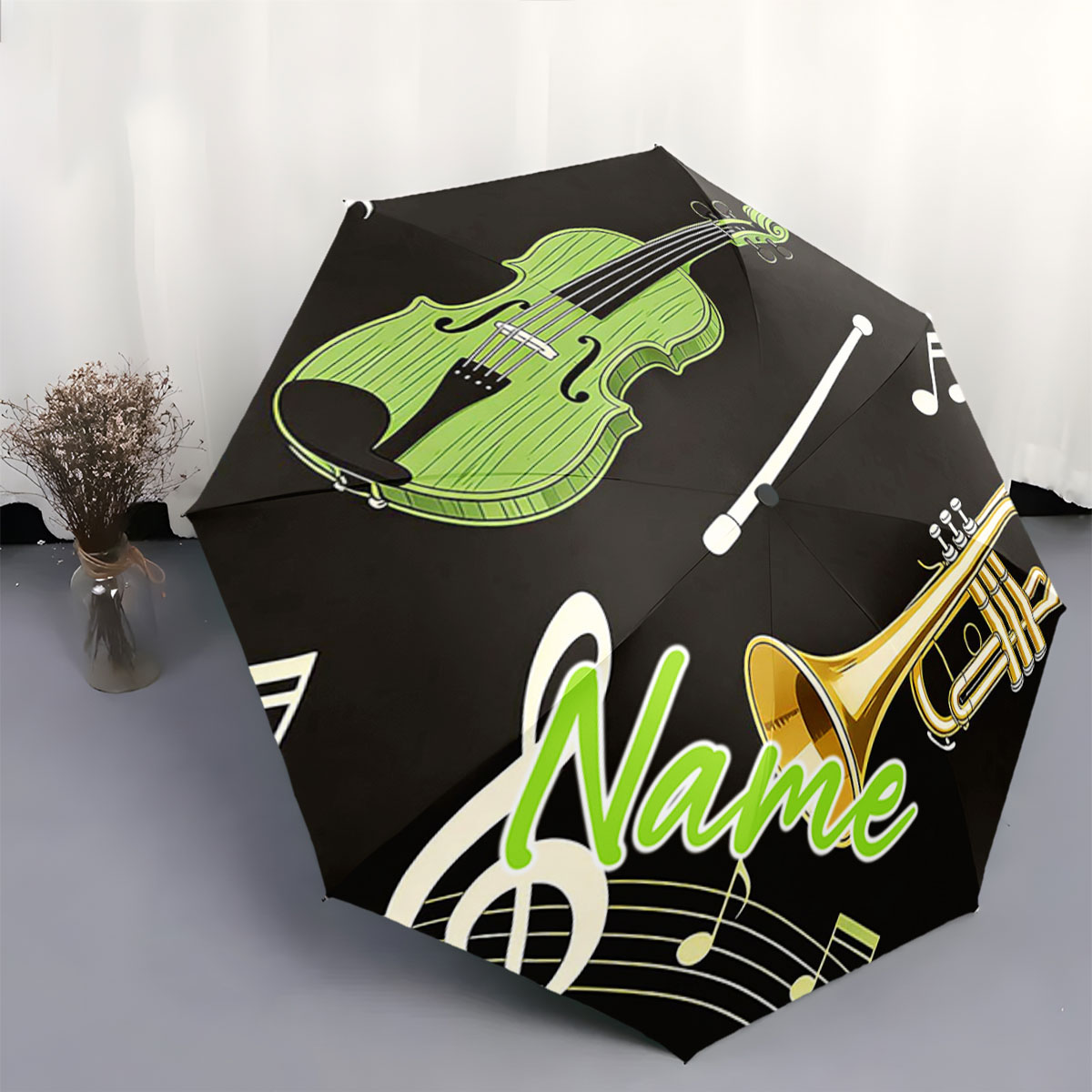 Parasol z własnym nadrukiem w  – Musical Instrument Name recenzja i cena