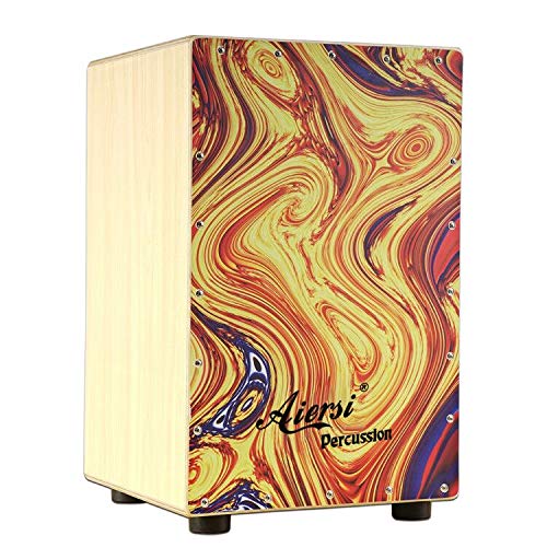 Kolorowy drewniany ręczny cajo – Musical Instrument Cajon recenzja i cena